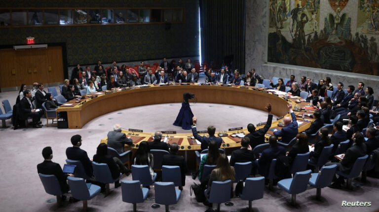 Vote on U.N. Security Council resolution to demand an immediate humanitarian ceasefire in Gaza in New York