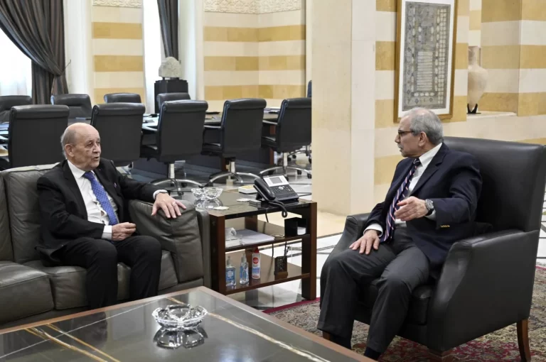 سلام ولودريان يبحثان إعادة الإعمار في لبنان